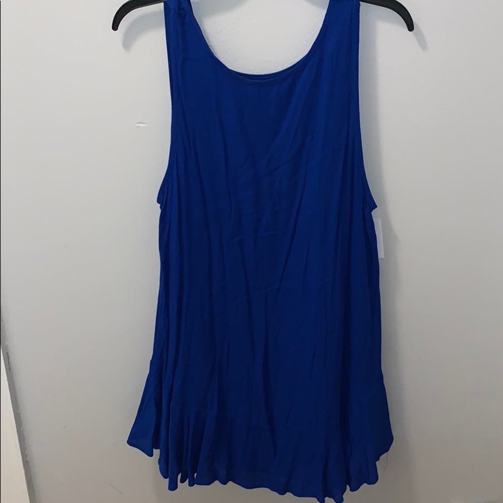 Royal blue lined dress